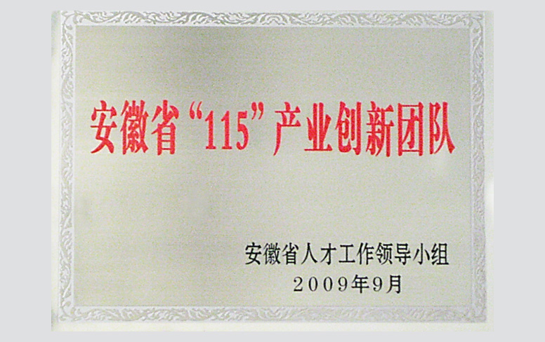 安徽省“115”產(chǎn)業(yè)創(chuàng)新團(tuán)隊(duì)